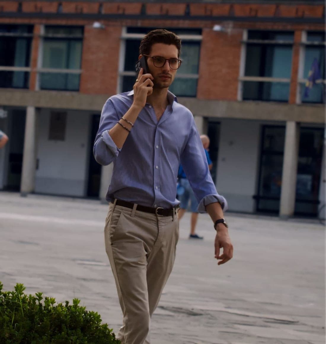 Patrick Liverani al lavoro sui flussi automatizzati della sua attività